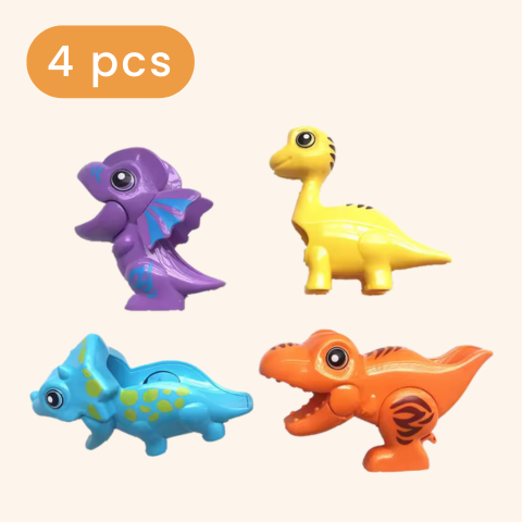 Marble Run Building Blocks Duplo-Compatible Dinosaur and Animal Add-On ...